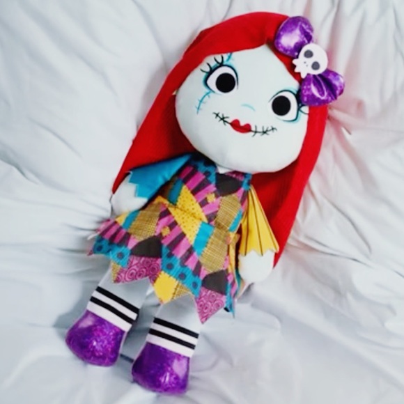 NEW Disney Sally Cuddle Huggable Jumbo Plush Pillow Nightmare Before Christmas - Picture 9 of 10